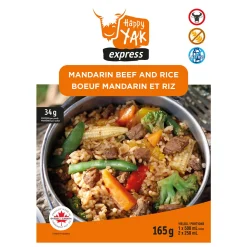 Mandarin Beef and Rice - Freeze-Dried Camping Food Meal