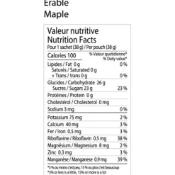 Maple 38 g - Maple Syrup Energy Gel
