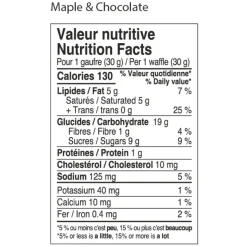 Maple and Chocolat 30g - Energetic Waffle