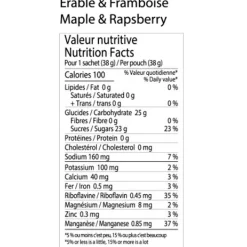 Maple and Raspberry 38 g - Maple Syrup Energy Gel