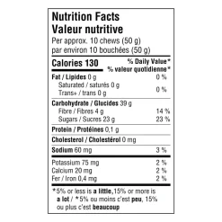Maple and Strawberry - Organic Energy Chews