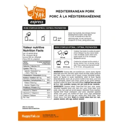 Mediterranean Pork - Freeze-Dried Camping Food Meal