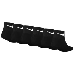 Mesh And Cushioned (Pack of 6 pairs) - Junior Cushioned Ankle Socks