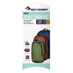 Mesh Stuff Sack (Pack of 3) - Travel Organization Bags