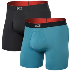 Multi-Sport (Pack of 2) - Men's Fitted Boxer Shorts
