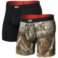 Multi-Sport (Pack of 2) - Men's Fitted Boxer Shorts