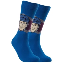 Nathan MacKinnon Colorado Avalanche NHL - Adult Caricature Crew Socks