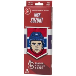 Nick Suzuki Montreal Canadiens NHL - Adult Caricature Crew Socks