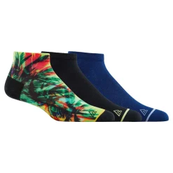 No Show Tropic Weekend (Pack of 3 pairs) - Men's Ankle Socks