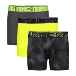 Performance Tech Print (Pack of 3) - Boys' Fitted Boxer Shorts