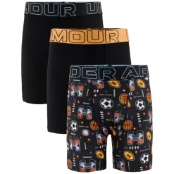 Performance Tech Print (Pack of 3) - Boys' Fitted Boxer Shorts