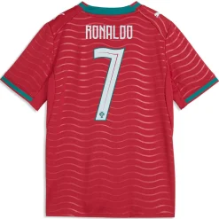 Portugal FPF Ronaldo 7 (Home) - Junior Replica Soccer Jersey