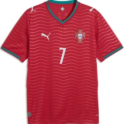 Portugal FPF Ronaldo 7 (Home) - Men's Replica Soccer Jersey