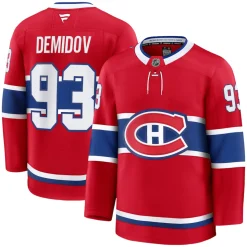 Premium Canadiens Demidov (Home) - Men's Replica Hockey Jersey