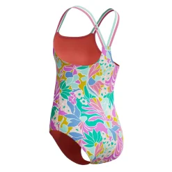 Print Strappy - Girls' One-Piece Swimsuit