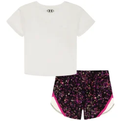 Printed Woven - Little Girls' T-Shirt and Shorts Set