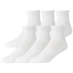 Quarter (Pack of 6 pairs) - Men's Ankle Socks