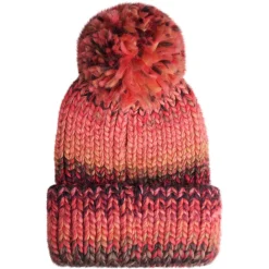 Rainbow - Junior Tuque with Pompom