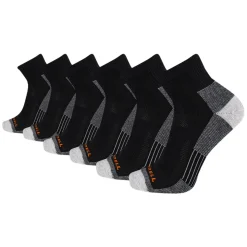 Recycled Cushion (Pack of 6 pairs) - Adult Quarter Socks
