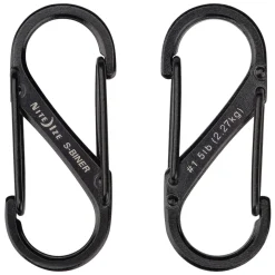 S-Biner 1 Stainless Steel (Pack of 2) - Carabiners