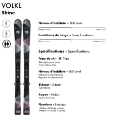 Shine/vMotion 4.5 Lady - Junior Alpine Skis