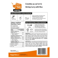 Shrimp Curry with Rice - Freeze-Dried Camping Food Meal