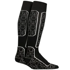 Ski+ Over The Calf Alpine Geo Medium - Men's Cushioned Ski Socks