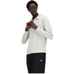 Space Dye - Men's Quarter-Zip Training Long-Sleeved Shirt