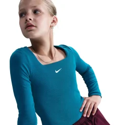 Sportswear - Girls' Athletic Long-Sleeved Shirt