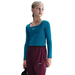 Sportswear - Girls' Athletic Long-Sleeved Shirt