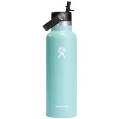 Standard Mouth Flex Straw 21 oz - Insulated Bottle with Retractable Straw Cap