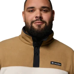 Steens Mountain II (Plus Size) - Men's Half-Snap Sweater