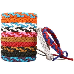Synthetic leather - Adjustable Mosquito Repellent Bracelet