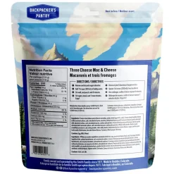 Three Cheese Mac and Cheese - Freeze-Dried Camping Food Meal