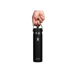 Wide Mouth Flex Straw 24 oz - Insulated Bottle with Retractable Straw Cap