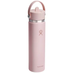 Wide Mouth Flex Straw 24 oz - Insulated Bottle with Retractable Straw Cap