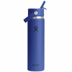 Wide Mouth Flex Straw 24 oz - Insulated Bottle with Retractable Straw Cap