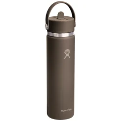Wide Mouth Flex Straw 24 oz - Insulated Bottle with Retractable Straw Cap