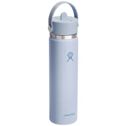 Wide Mouth Flex Straw 24 oz - Insulated Bottle with Retractable Straw Cap