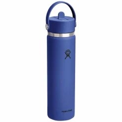 Wide Mouth Flex Straw 24 oz - Insulated Bottle with Retractable Straw Cap
