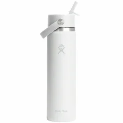 Wide Mouth Flex Straw 24 oz - Insulated Bottle with Retractable Straw Cap