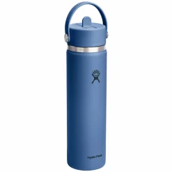 Wide Mouth Flex Straw 24 oz - Insulated Bottle with Retractable Straw Cap
