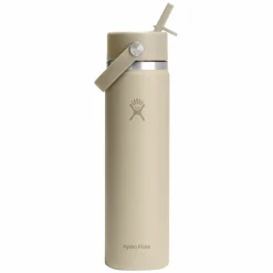 Wide Mouth Flex Straw 24 oz - Insulated Bottle with Retractable Straw Cap