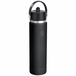 Wide Mouth Flex Straw 24 oz - Insulated Bottle with Retractable Straw Cap