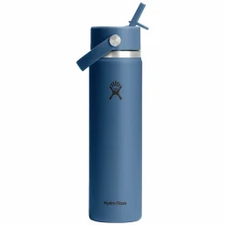 Wide Mouth Flex Straw 24 oz - Insulated Bottle with Retractable Straw Cap